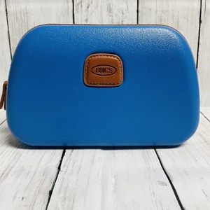 Bric’s Qatar Airways Exclusive, Cosmetic Case, Blue w/ Brown, Hard-Shell - Picture 1 of 14