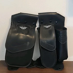 93-23 Harley Davidson Touring Saddlebag Guard Bags Bottle Holder LEFT And RIGHT - Bild 1 von 18