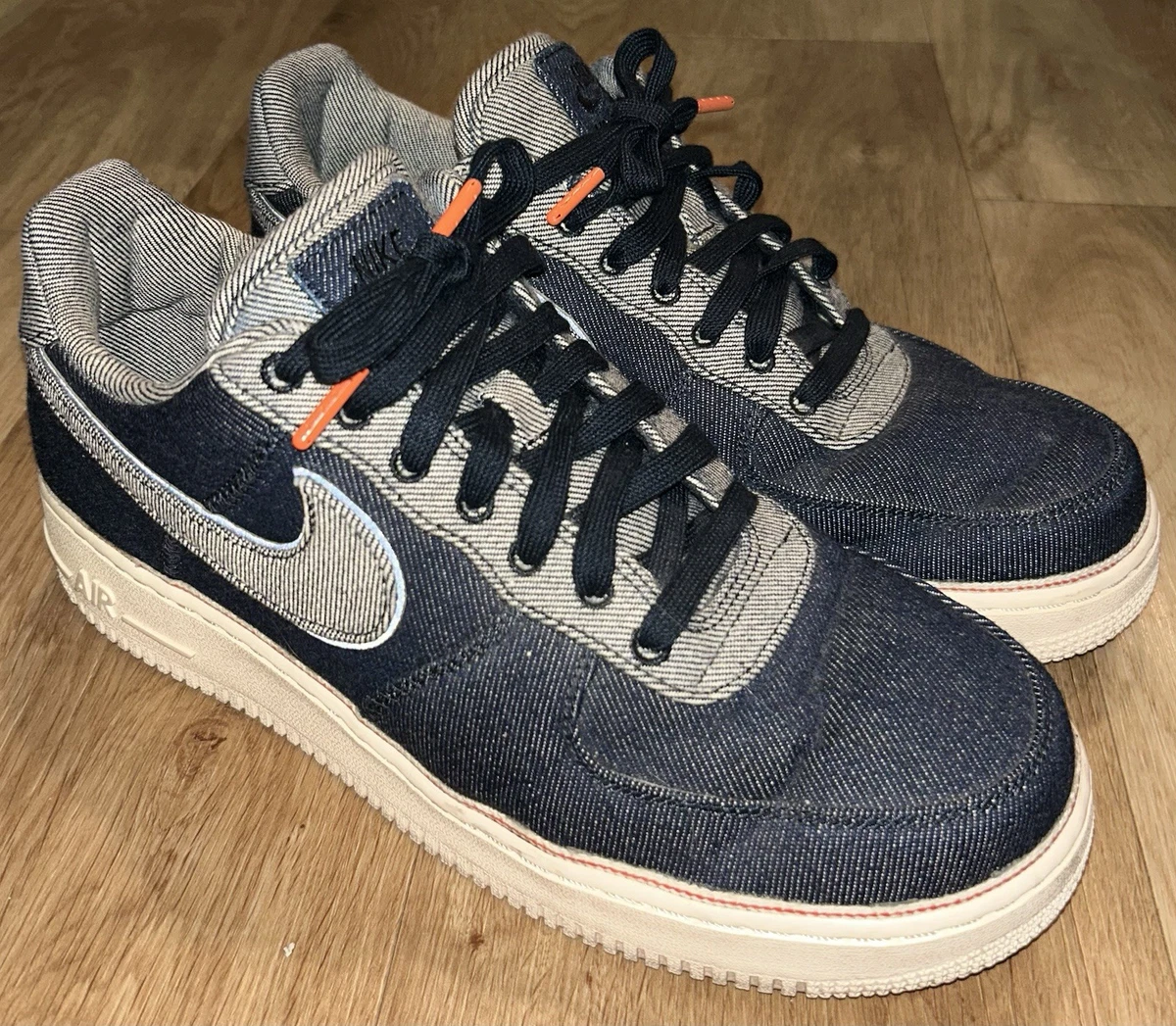 Nike 3x1 x Air Force 1 Premium Low Raw Indigo for Sale