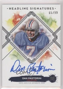 2023 Topps Motif Headline Signatures /99 Dan Pastorini #HS-DP Auto - Picture 1 of 4