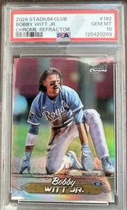 2024 Topps Stadium Club - Bobby Witt Jr. #182 refractor cromado - Imagen 1 de 2