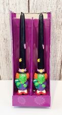 Russ Berrie 8” Witch Halloween Taper Candles Vintage Decor New Old Stock 90’s