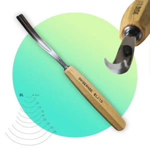 Pfeil 8L/10 Carving Gouge Chisel Long Bent - 10mm 700715 - Picture 1 of 4