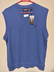 Ashworth Sweater Mens V-Neck Vest Medium Navy USA - Picture 1 of 4