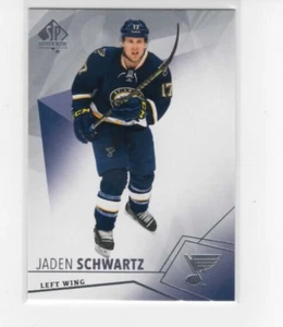 Jaden Schwartz 15-16 Upper Deck SP Authentic Base Common #57 St. Louis Blues - Imagen 1 de 1