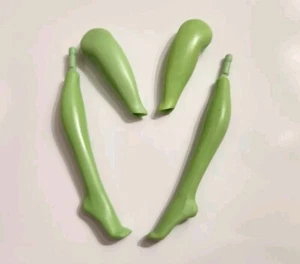 MONSTER HIGH DOLL CREATE-A-MONSTER GREEN WITCH LEGS FEET SET REPLACEMENT OOAK - Picture 1 of 2