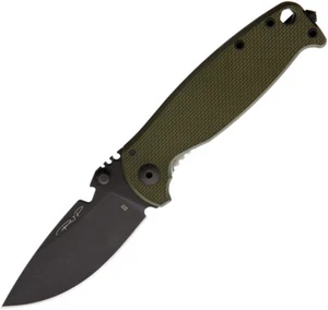 DPx Gear HEST Classic Framelock OD Green G10/Titanium Folding D2 Knife - Picture 1 of 1
