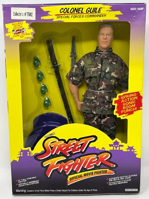 Street Fighter 1993 - Colonel Guile 1:6 - Hasbro Capcom GI Joe - New Unopened - Image 1 of 4
