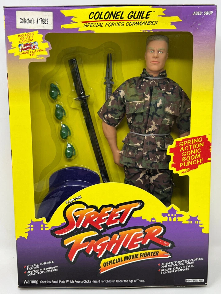 Street Fighter 1993 - Coronel Guile 1:6 - Hasbro Capcom GI Joe - Nuevo sin abrir Foto 1 de 4
