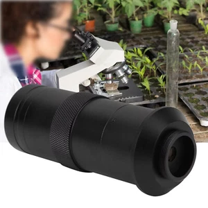 CCD Industrial Microscope Camera 8X-100X C Mount Lens 25mm Zoom Adjustable - Picture 1 of 15