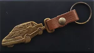 SUBARU Leone - Vintage 70’s Brass Key Ring Keychain Made in Israel - Picture 1 of 2