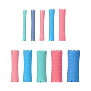 Perm Stick 100Pcs Hair Curlers Women Home Decorative Hair Curler Tube Friends - Picture 1 of 12