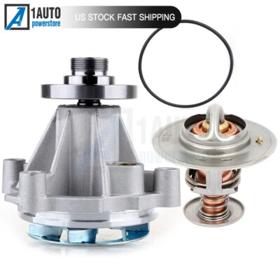 Water Pump Thermostat Fit For 2002-2012 Ford E-150 E-250 E-350 Lincoln Navigator - Image 1 of 4