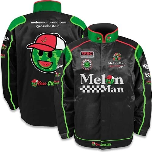 Chaqueta de equipo Ross Chastain #1 NASCAR 2024 Melón Hombre Uniforme de Carreras Foto 1 de 1
