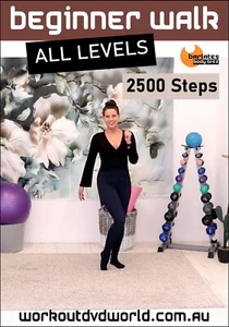 WALKING WORKOUT FOR BEGINNERS DVD - 2500 STEPS - PERFECT FOR SENIORS & INJURY! - Picture 1 of 1