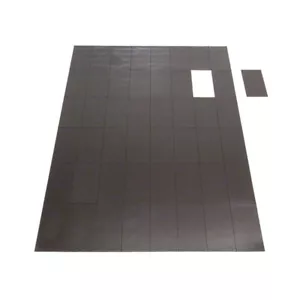 MagFlex® Rectángulos Magnéticos Flexibles Autoadhesivos - 50mm x 24mm - Hoja A4 - Imagen 1 de 1