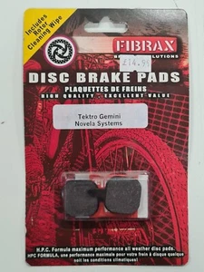 FIBRAX Tektro Gemini / Novela Disc Brake Pads, ASH955. - Picture 1 of 3