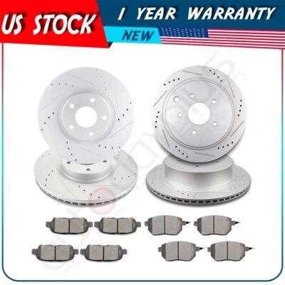 FOR INFINITI QX60 NISSAN FRONT + REAR BRAKE PADS AND ROTORS DISCS KIT - Image 1 of 4