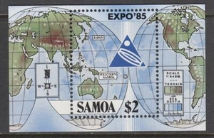 Mapa Samoa 1985 Expo'85 - Imagen 1 de 1