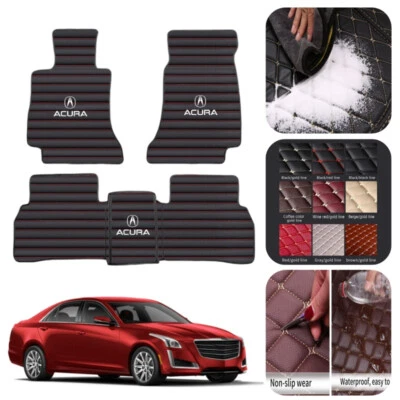 For Acura Car Floor Mats Waterproof Front & Rear Liner Custom Carpets All Models Foto 1 de 4