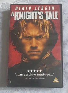 A KNIGHT’S TALE VHS EX RENTAL BIG BOX HEATH LEDGER - Picture 1 of 3