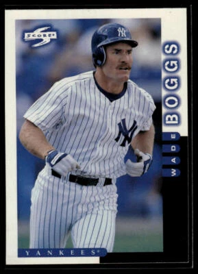 1998 Score #221 Wade Boggs - Image 1 of 2