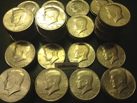1979 - 1970 P D Kennedy Half Dollar Coin Random 70's Old Hoard Better 50¢ Lot Cover