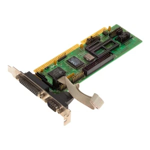 UMC UM82C865F FDC37C666GT Multi I/O FDD COM LPT Game ISA Card - Picture 1 of 3