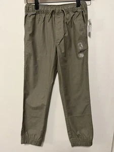 NWT Gap Kids Pull on Everyday Green Joggers Size 8 - Picture 1 of 4