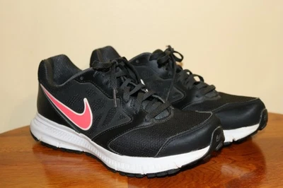 Nike Women’s Downshifter 6 Athletic Running Shoes Lace Up Black/Pink Size 9 - Image 1 of 4