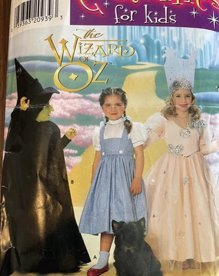 Sewing Pattern Costume 0631 Wizard of Oz Child's Size 3-8 - Image 1 of 3