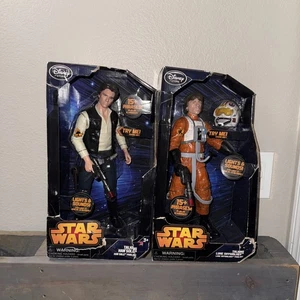 Disney Star Wars sprechende Actionfigur Han Solo und Luke Sky Walker Neu in OVP ohne Sound - Bild 1 von 8