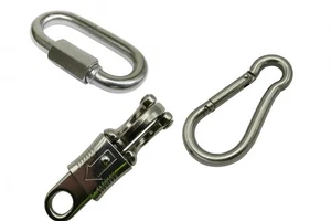 Stable Stall Chain Fitting Kit (Quick Release Snap Carbine Panic Hooks Set) - Picture 1 of 1