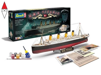 REVELL 1/400 100TH ANNIVERSARY EDITION R.M.S. TITANIC SET - Immagine 1 di 4