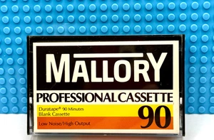 MALLORY PROFESSIONAL 90 TYPE I BLANK CASSETTE TAPE (1) (NEW) - Picture 1 of 5