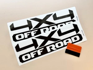 4x4 Off-Road Decal Stickers For Wrangler Gladiator Size 14 x 4 inch (Set of 2) - Picture 1 of 25
