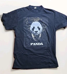 Panda Rap Tee 2X Black Mens On Flying Horse Tag Concert Shirt - Picture 1 of 7