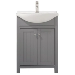 Design Element Group Marian 24" Single Sink Vanity in Gray - Picture 1 of 5