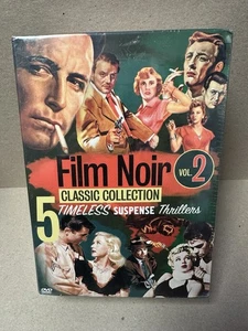 The Film Noir Classics Collection Vol. 2 (DVD, 2005, 5-Disc Set) Brand New - Picture 1 of 14