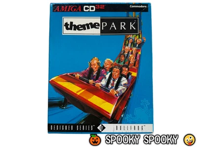 Theme Park Amiga CD32 Big Box - UK PAL VGC CIB - High Quality Packing - Tracked - Image 1 of 4