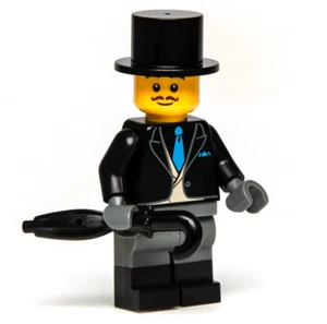 New LEGO 2023 BAM Minifigure - True Gentleman Suit, Top Hat & Umbrella (cty - Picture 1 of 6