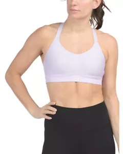 NWT Women's Under Armour Purple Mid Impact Crossback Continuum Sports Bra - Picture 1 of 2