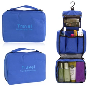 Waterproof Hook Toilet Bag Travel Hanging Storage Wash Organizer - Picture 1 of 7