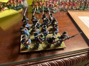 Group 1. 28mm ACW Union. Iron Brigade. Well painted, metal. - Picture 1 of 3