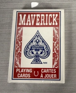 Tarjetas de juego tamaño poker Maverick, cara estándar, selladas - Imagen 1 de 4