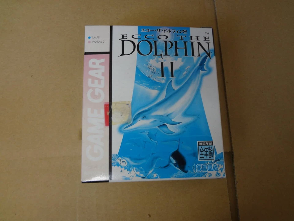 Game Gear Ecco The Dolphin II 2 SEGA Japan. Clean & Work Fully 14807