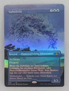 Subtlety Borderless Modern Horizons 2 FOIL GERMAN MTG Magic The Gathering - Picture 1 of 2