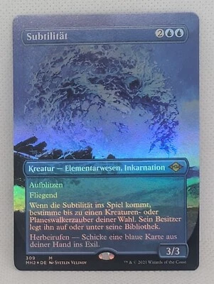Subtlety Borderless Modern Horizons 2 FOIL GERMAN MTG Magic The Gathering - Image 1 of 2