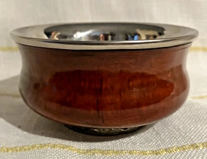 Tazón de té vintage chino tibetano chino-tibetano buen color madera de burlón tazón para mendigos 4 - Imagen 1 de 10