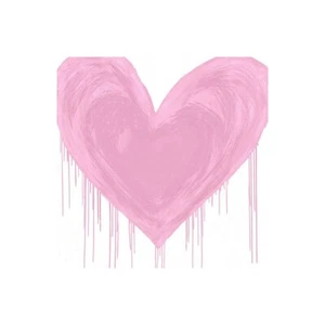 Stampa su Tela su Carta Poster o Quadro Rodgers Lindsay Big Hearted Pink - Picture 1 of 2